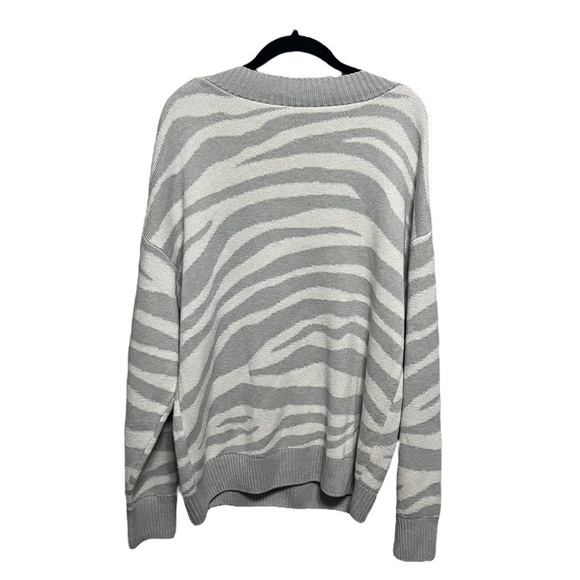 Varley Calvert Zebra Intarsia Wool Blend Sweater - Picture 4 of 9